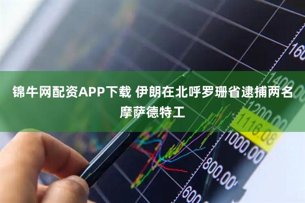 锦牛网配资APP下载 伊朗在北呼罗珊省逮捕两名摩萨德特工