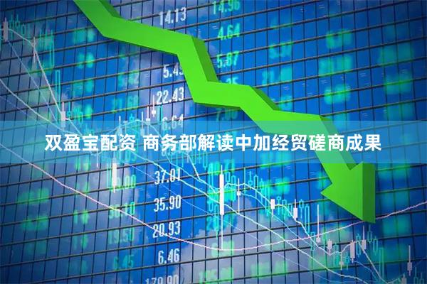 双盈宝配资 商务部解读中加经贸磋商成果